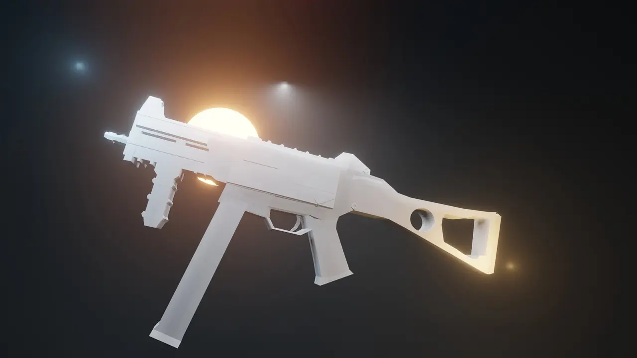 Stiliseret våbenmotiv til Counter-Strike relateret indhold